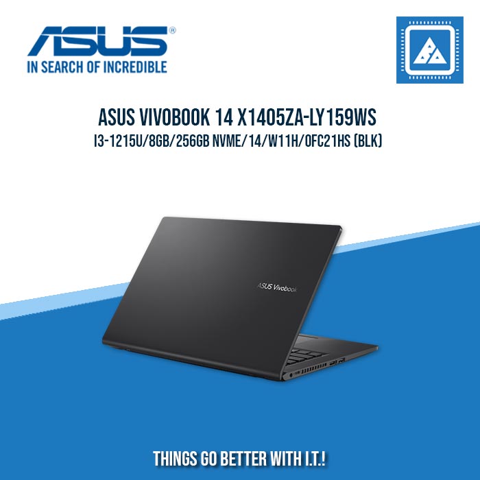 ASUS VIVOBOOK 14 X1405ZA-LY159WS I3-1215U/8GB/256GB NVME | BEST FOR STUDENTS LAPTOP ASUS VIVOBOOK 14 X1405ZA-LY159WS I3-1215U/8GB/256GB NVME | BEST FOR STUDENTS LAPTOP